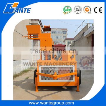 WANTE MACHINERY WT1-20 hydralic press eco interlocking clay brick makig machine