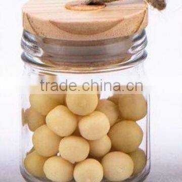 LB108SW glass jar with wooden lid