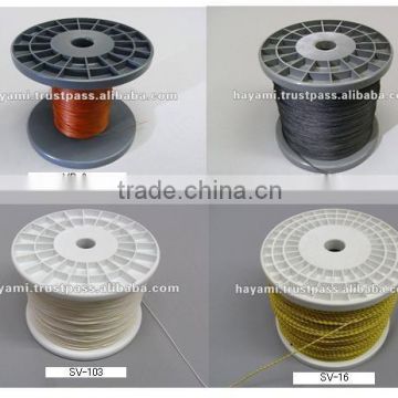 Vectran industrial braid ropes / resistant wire braided rope / building safety net