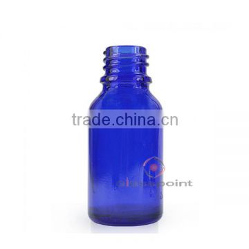 15ml blue tamper evident bottle, empty glass bottle wholesale