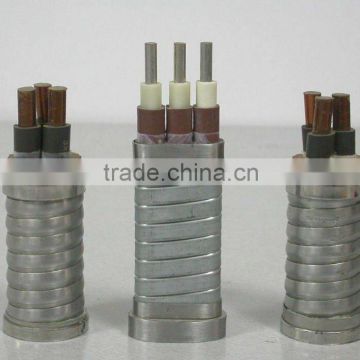 EPR insulated,lead sheathed,armoured cable for submersible oil pump ESP cable