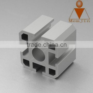 Shanghai factory price per kg !!! CNC aluminium profile T-slot P8 50x50D in large stock