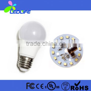3W A50 Aluminum Plastic LED Bulb, 100lm/w, SMD2835, 2 Years Warranty LED bulb light