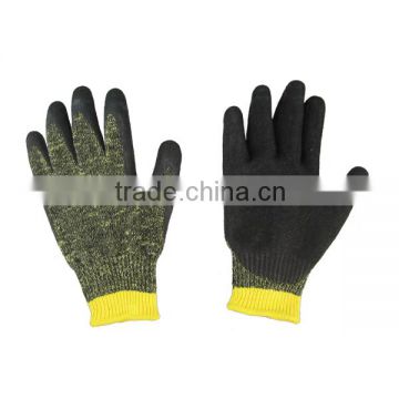 Aramid String Knit Liner Steel Wire Cut Resistant Latex Glove-2367