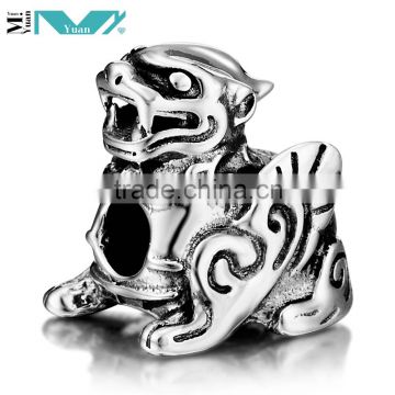 925 Sterling Silver Chinese Celestial Animal Bead Charm