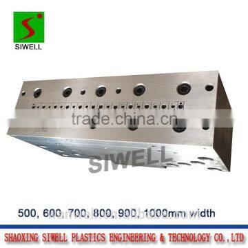 PVC hollow door panel board profile mould die tooling