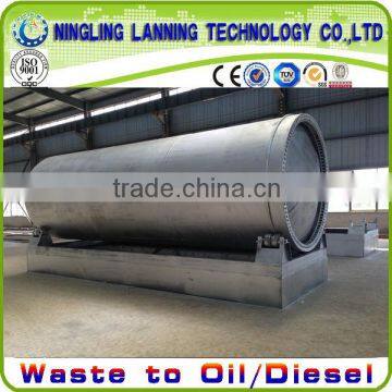 new design used tire recycling machine to fuel oil and carbon black