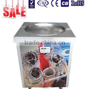 700mm flat pan fried ice cream / ice cream rolls machine with low price