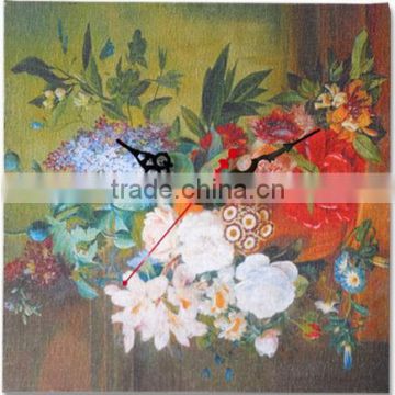 Painting western style decorative wood clocks for gift