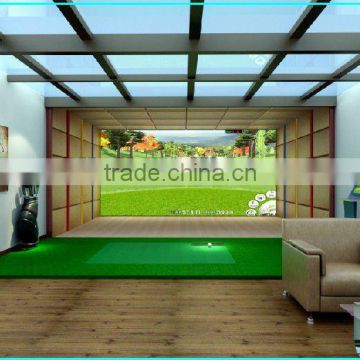 3D indoor screen golf simulator