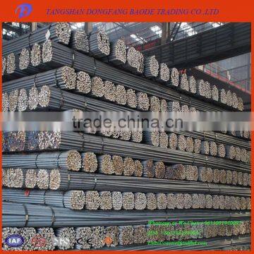HRB400 Grade Steel Rebar/ Deformed Steel Bar/Iron Rods 12m/6m For Construction Made in Tanshan Manufacture, China