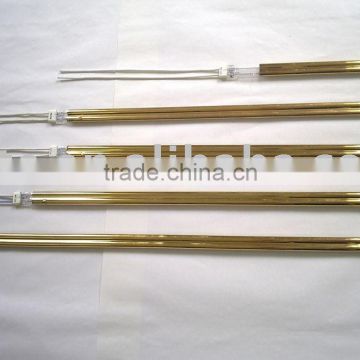 Gold-plating halogen tube