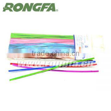 Metallic Bread Bag Packaging Twist ties with various size and color