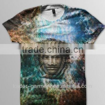 Custom Sublimation printing T shirt wholesale