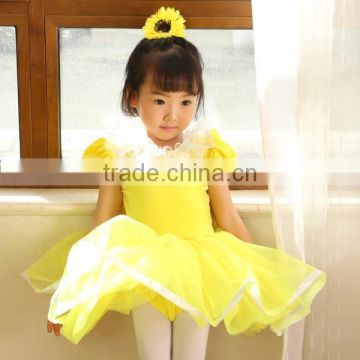 wholesale performance wear ballet -ballet tutu for girls- yellow skirt
