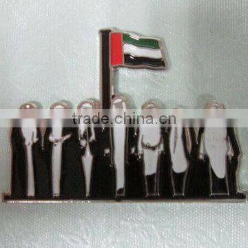 Custom Metal Magnet Badge,UAE Badge for National Day