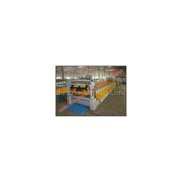 Trapezoid Shape Steel / Aluminium Roof Panel Roll Forming Machine 1200 meters / hour