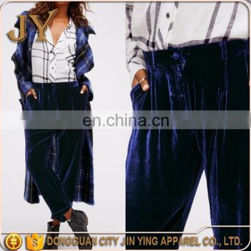 Velvet Pants China Manufacturing Long Pants Vintage Velvet Pants