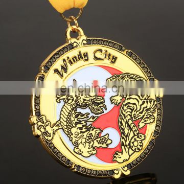 Hot sale fine workmanship 3D windy city medal of Chicago