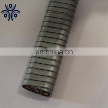 1.8/3KV 4 AWG PVC Submersible Oil Pump Steel Armored ESP Cable