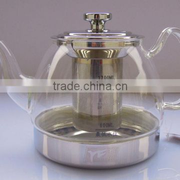 High Temperature Resist Glass Teapot 800ml,1200ml,1500ml,6681