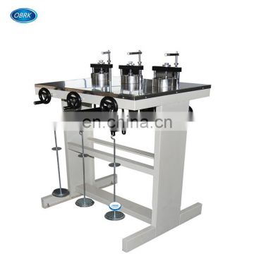 Economical dial gauge oedometer soil consolidation testing apparatus