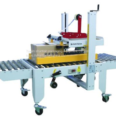 Automatic Tape Carton Packing Sealing Conveyor Sealer Packer Machine
