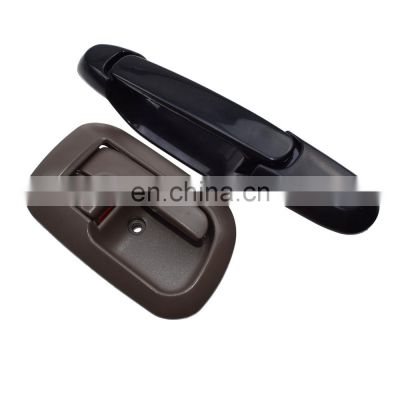 Black Outside Brown Inside Rear Right Door Handles For 98-03 TOYOTA SIENNA NEW
