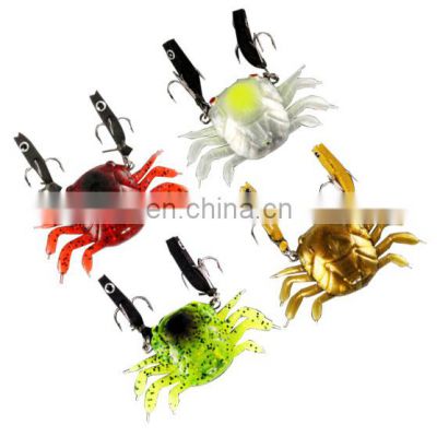 Amazon sell Lead covered soft crab 4.5cm6.5cm fishing lure