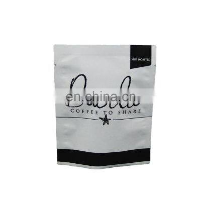 three side seal logo printed bag tea sample packet drip coffee pouch