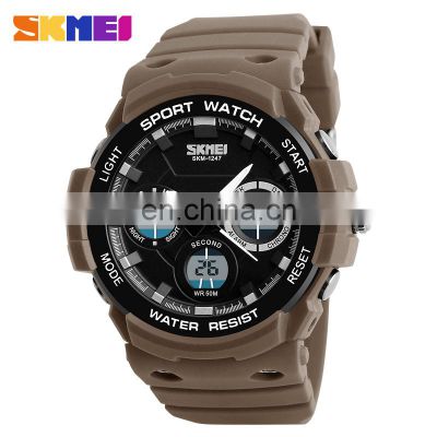 SKMEI 1247 New Arrival Sport Watches Fashion Man Quartz+Digital Wrist Watch