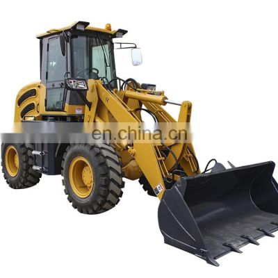 High quality high effectiveness Cargador pequeno mini Cargador diesel 1200kg wheel loader ZL12 with ce for sale