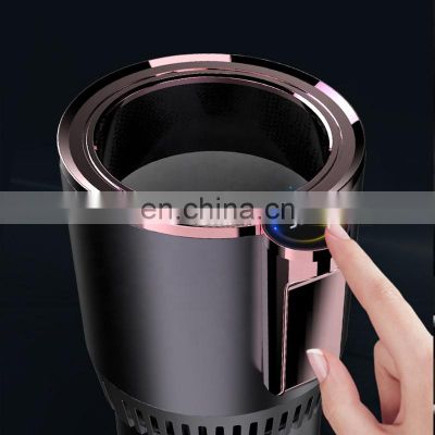 Factory China factory direct universal home office car center console mounted cup summer drinks cooler 2 in 1 refrigeration cup