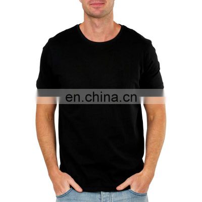 Custom plain black T-shirt high quality 100% Cotton Polyester Custom t shirts for men and Unisex t shirts manufacturer