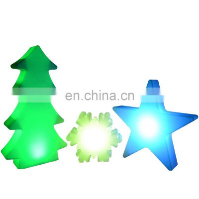 snowman star tree Christmas led light fancy lights rgb color change decor   LED star tree Christmas lighting