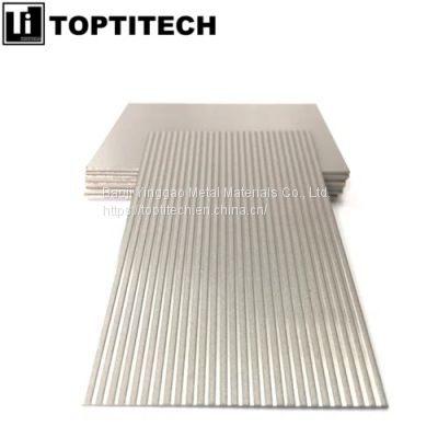 Titanium Micro Porous Flow Channel Plates