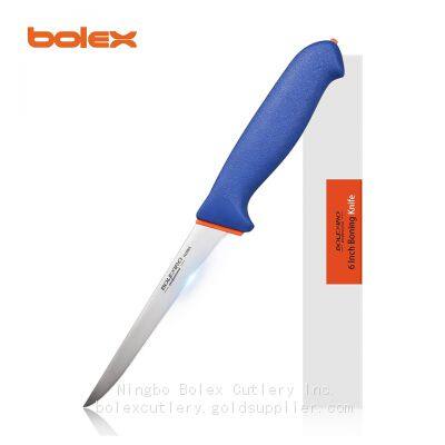 Boning Knife, Flexible Straight Blade Processing Knife, hunting camping knife，Super Sharp Fillet Knife, German Stainless Steel Chef Knife Softgrip, Prep Chicken & Fish with Ease