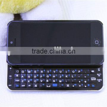 For iPhone 5" slide-out backlight bluetooth keyboard