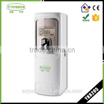 Eco-friendly Room Perfume Fragrance Dispenser/Wall Mounted Bathroom Automatic Electric Air Freshener Dispenser YK8205