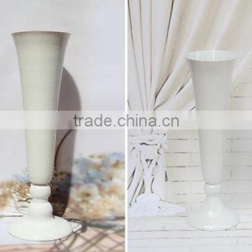 AN356 ANPHY Noble Bake Lacquer Wedding Household Hotel Decoration Two Kinds White Metal Vase Holder Display Stock