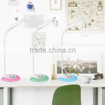Wireless led color changing table lamp JK-848 Rechargeable Flexible