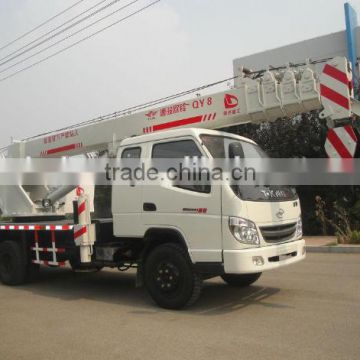 10 tons mini crane with 10ton capacity good T-king chassis china factory 2015 best sale