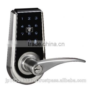 Japanese high quality and security battery keypad lever by ALPHA.