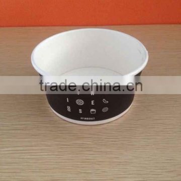 411 cc salad thick stong double PE paper bowl