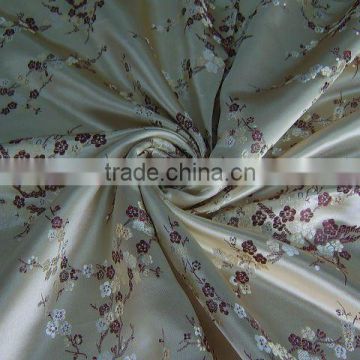 Chinese brocade with plum blossom pattern