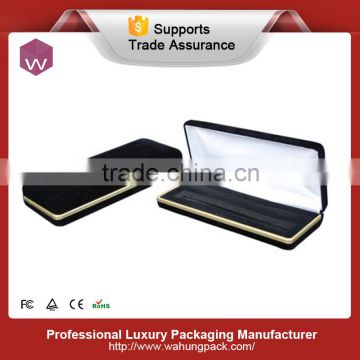 Fancy black velvet fountain pen gift box(WH-0216-ML)