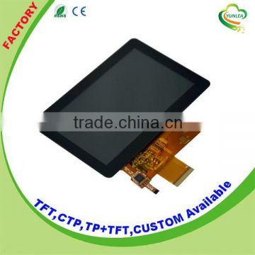 800x480 dots resoluiton 5 inch tft touch screen module from yunlea