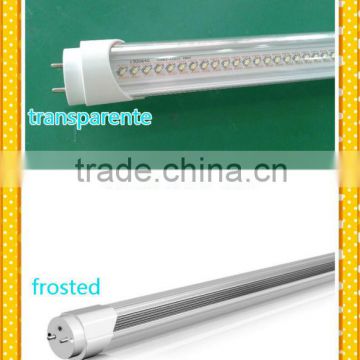 LED t8 18w transparente PC covering and Alumnum light manufacturer