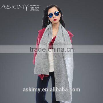 2015 new fashion 100% wool scarf knit