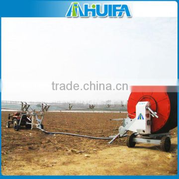 Hose Reel Watering System With Nozzles